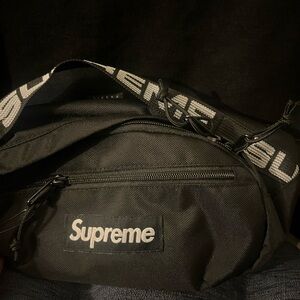 Supreme Black Belt Bag